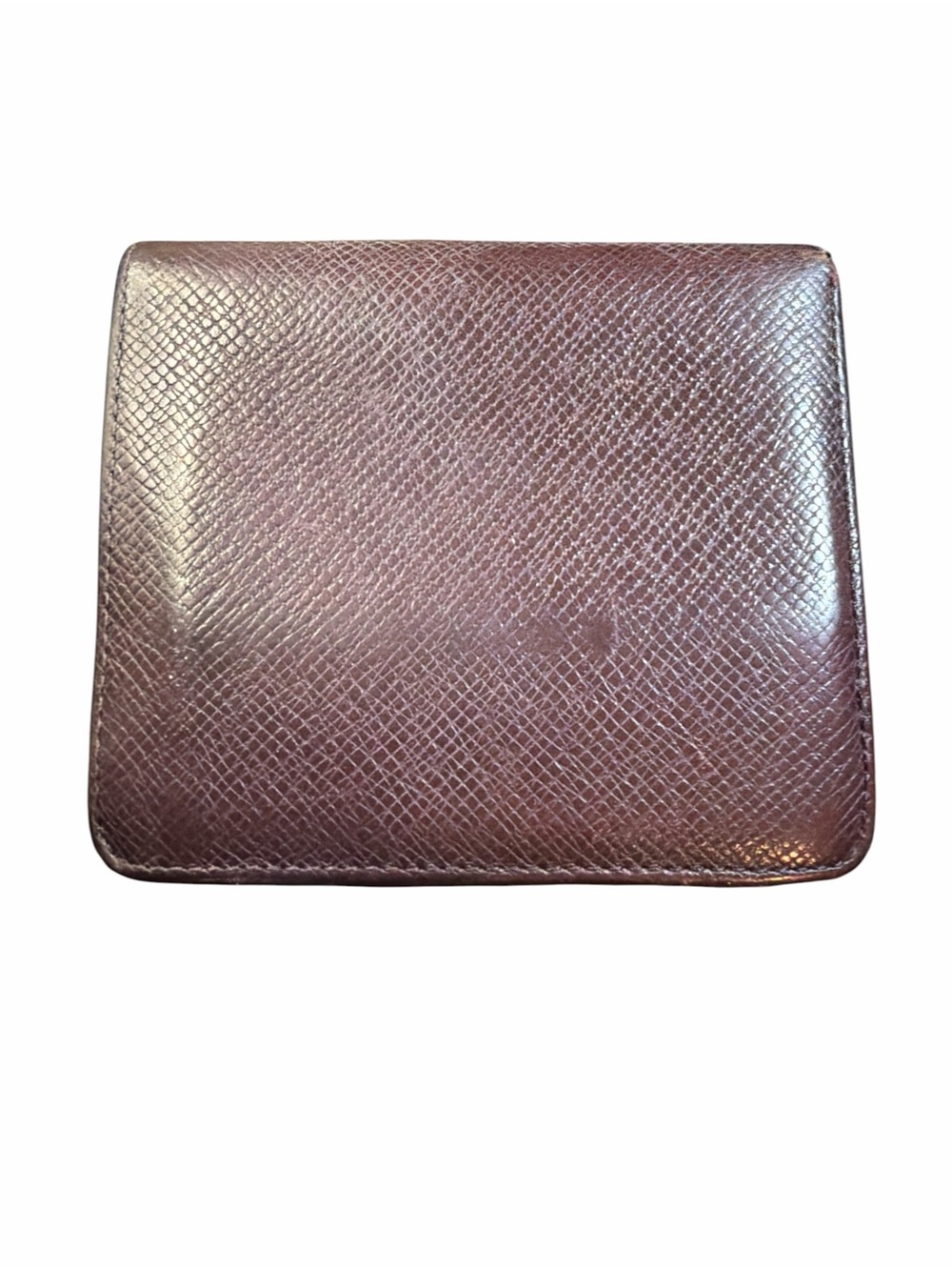 Louis Vuitton Taiga Compact Wallet | Brown Grizzly Leather | Vintage LV - Picture 2 of 5